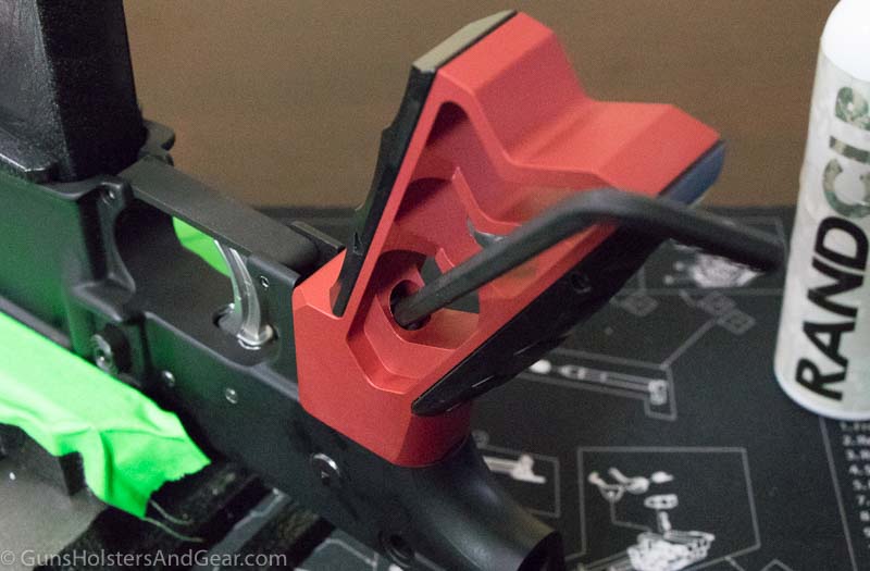 Installing Tyrant Designs skeleton pistol grip on AR-15
