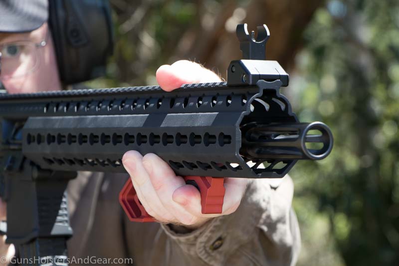 using a foregrip on an AR rifle