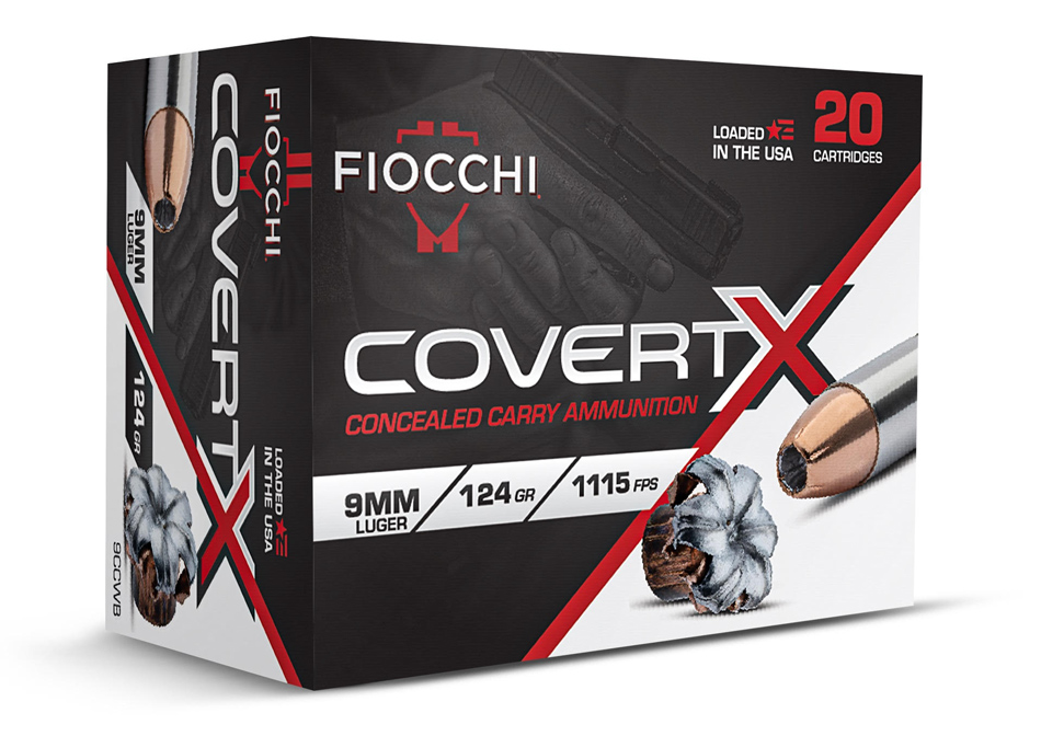 At the 2025 SHOT Show, I photographed Fiocchi’s CovertX ammunition series displayed in its signature packaging. The compact 20-round boxes are prominently arranged, showcasing popular calibers like 9mm Luger and .380 Auto. Informational signage highlights key features, including the nickel-plated brass casings and precision-engineered JHP bullets. The bullets’ copper jackets gleam under the exhibit lighting, emphasizing their meticulous design for controlled expansion. Attendees are seen discussing the performance benefits of reduced muzzle flip and low flash signature with Fiocchi representatives. The booth’s clean layout and branding create a professional atmosphere, drawing attention to this innovative ammunition series.