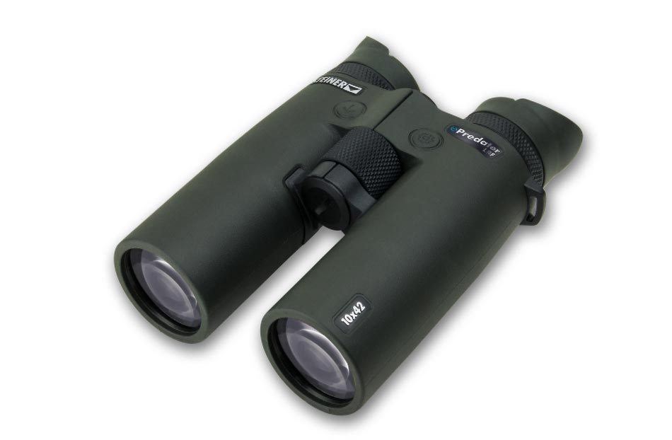 Steiner’s ePredator LRF 10x42 binoculars redefine hunting and long-range shooting with advanced rangefinding technology and seamless connectivity. Featuring a 3,000-meter laser rangefinder and four customizable ranging modes—Close Priority, Far Priority, All-Weather, and Scan—these binoculars provide precision for any shooting scenario. The Impact Locator technology, in sync with the Steiner Connect App 2.0, guides users directly to the point of impact, enhancing efficiency in game recovery.

Built with rugged durability, the shockproof aluminum housing and waterproof construction ensure reliability in extreme conditions. The Bluetooth integration with the Steiner ePredator 8 riflescope allows instant data transmission for rapid elevation adjustments. Priced at $1,954.99, the ePredator binoculars combine cutting-edge optics, exceptional clarity, and intuitive features for a transformative hunting experience.