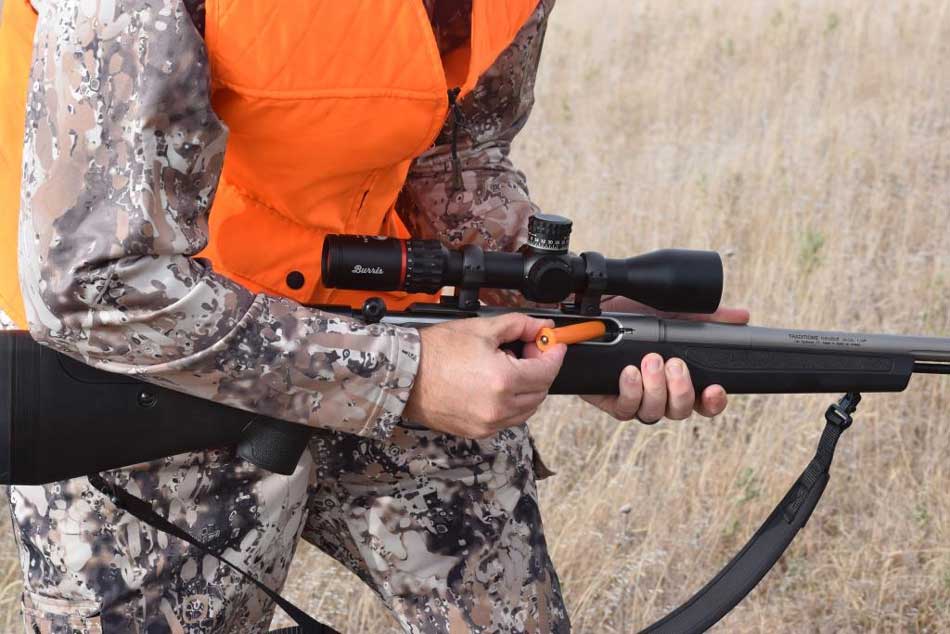 At the 2025 SHOT Show, the Traditions NitroBolt® was prominently displayed as the world’s first Firestick-capable bolt action muzzleloader. The rifle’s 24-inch chromoly fluted barrel with a sleek tapered design was paired with a free-floating configuration, underscoring its focus on accuracy. Its pillar-bedded stock and adjustable cheek piece highlighted the shooter-centric design. Representatives demonstrated the 60-degree bolt handle and patented Firestick extractor, showcasing the innovative features. Attendees were drawn to its modern aesthetics and technical advancements, making it a centerpiece at the Traditions booth.