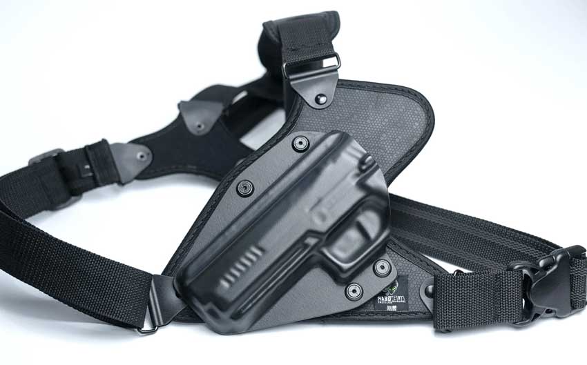 Alien Gear chest holster for Glock 19